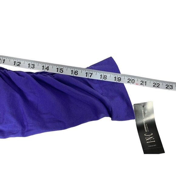 INC International Concepts Women's Purple Plum Top - Picture 6 of 7